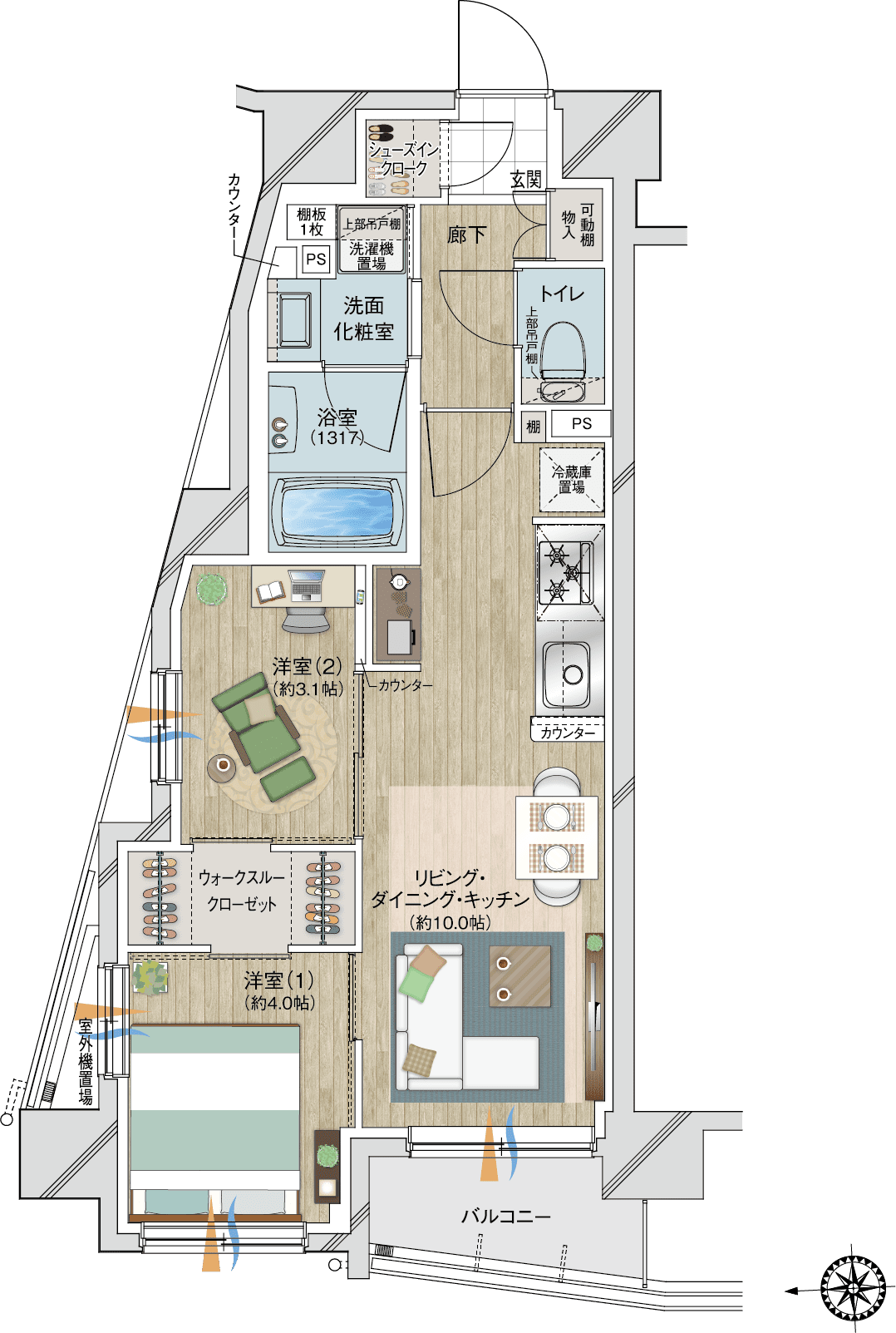 Atype間取り図