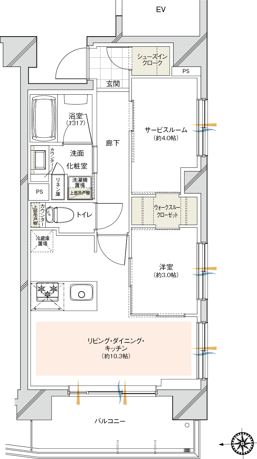 Btype間取り図